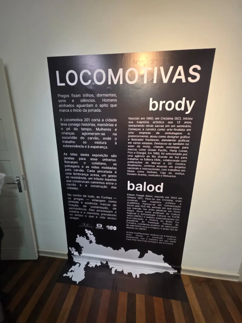 “Locomotivas”: arte e memória nos 100 anos de Criciúma