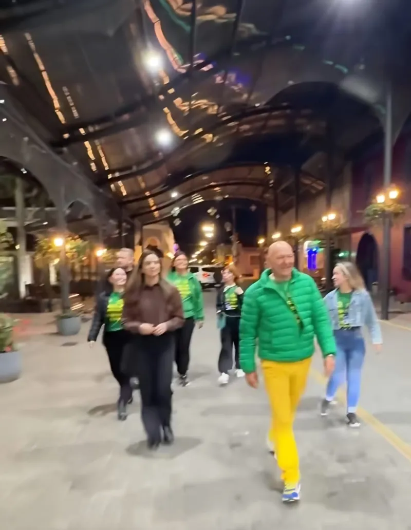 Velho da Havan visita Nova Veneza e se encanta com a cidade