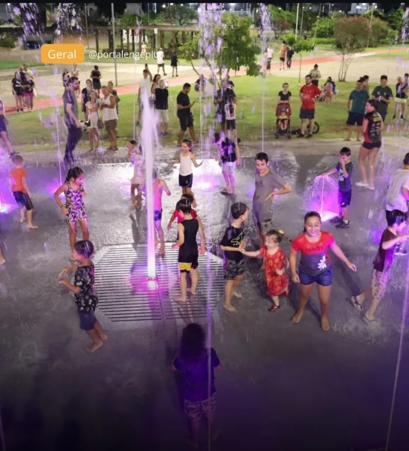 Criciúma inaugura seu “Piscinão de Ramos” no parque da prefeitura