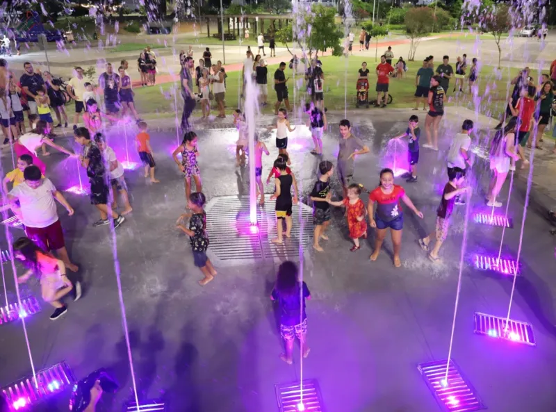 Calorão transforma o Piscinão do Vaguinho no point mais refrescante de Criciúma