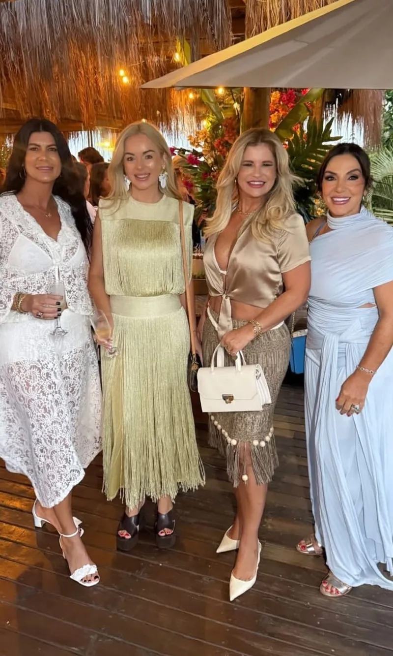 A Barra do Torneiro virou passarela no encontro de Andreia Valvassori