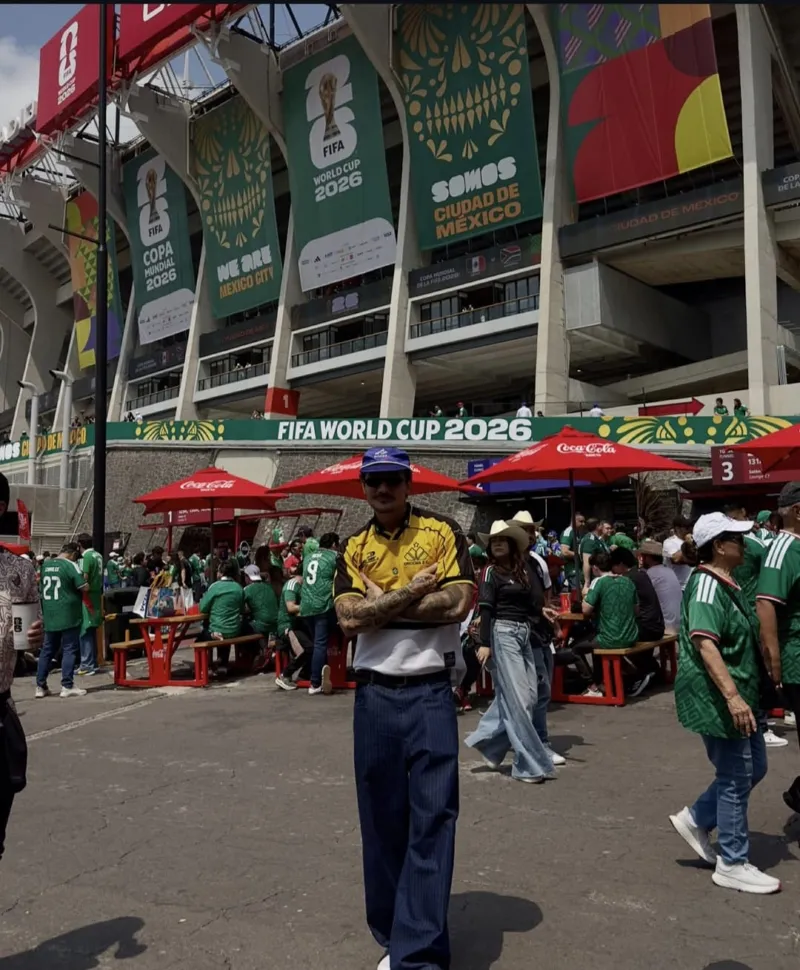 Criciumense famoso marca presença na abertura da Copa do Mundo no México