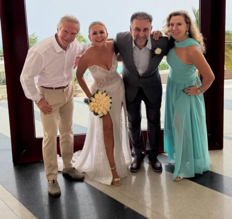 Cancún virou cenário para casamento de criciumense