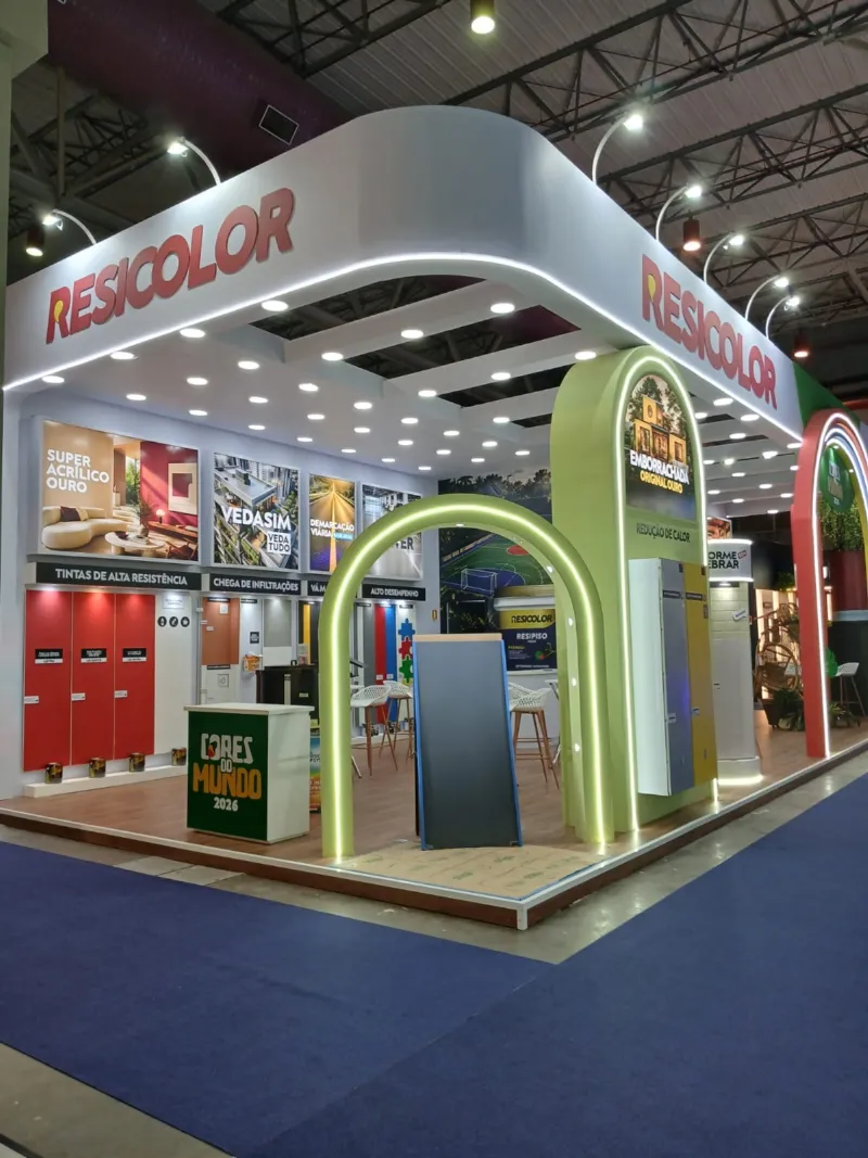 Resicolor brilha e vira destaque na maior feira da construção do Sul do país