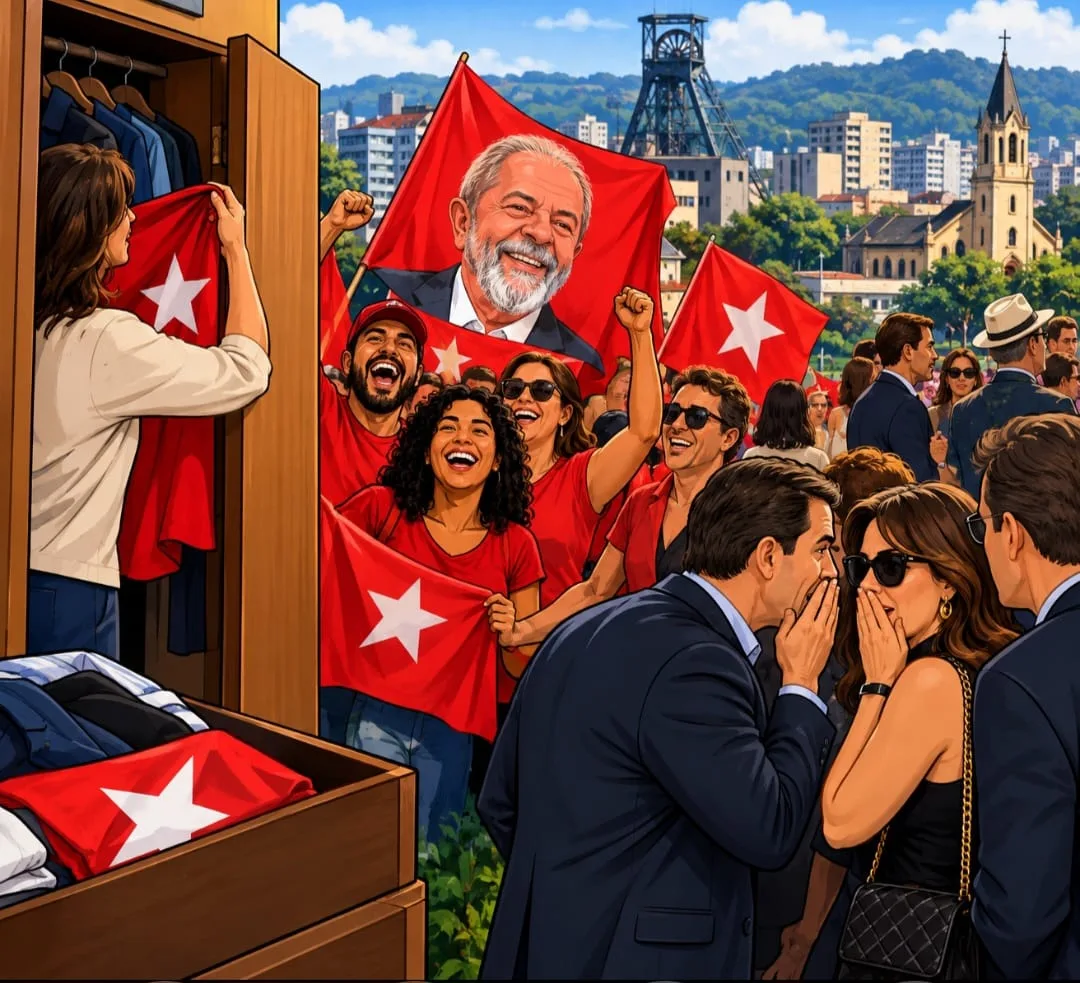 O vermelho saiu do armário em Criciúma — e tem gente conhecida no meio