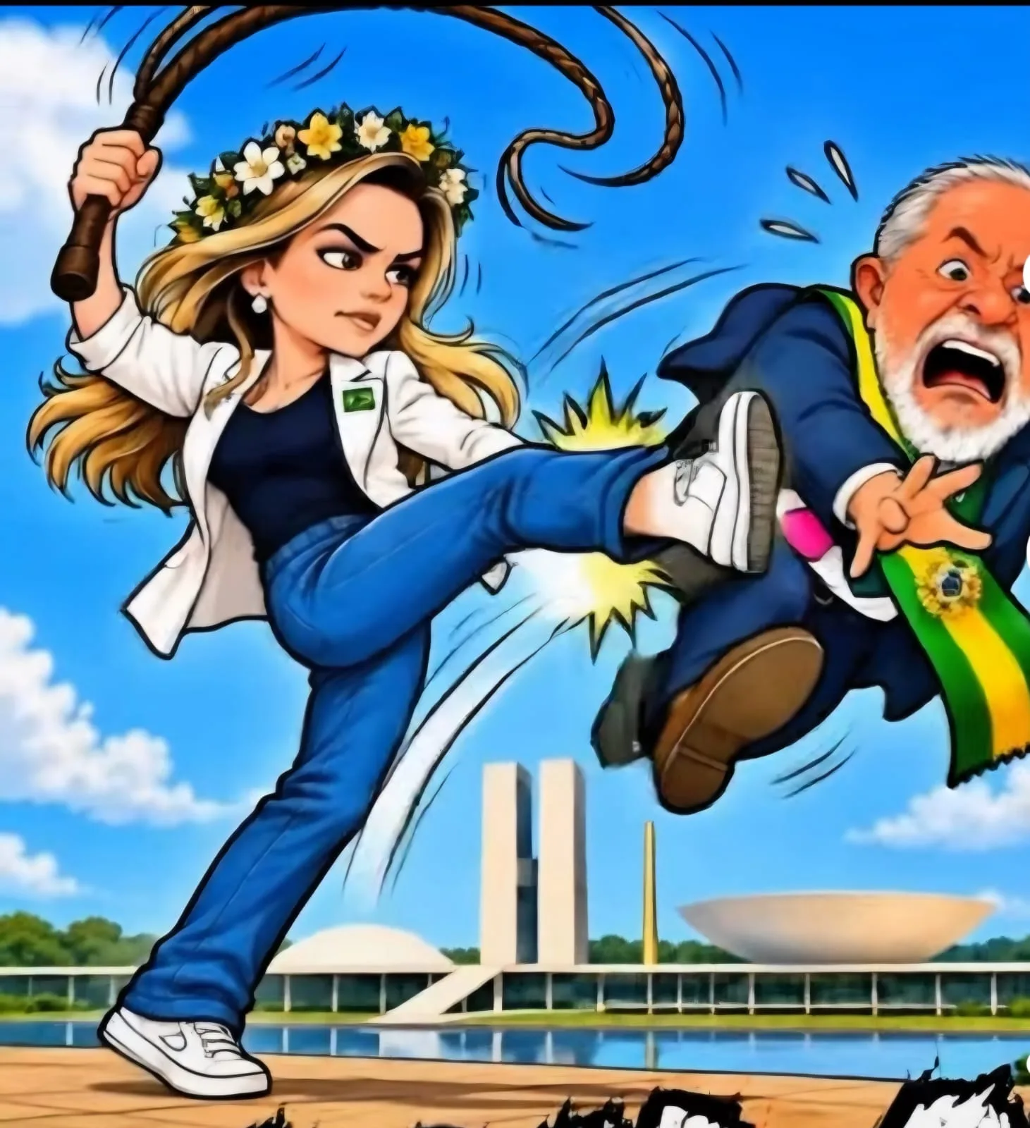 Lula se rende ao chicote de Júlia Zanatta